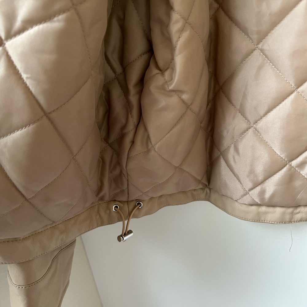 Kenneth Cole Faux Leather Bomber Jacket, size S - Picture 6 of 8